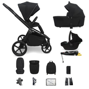 My Babiie MB450 ARC 3-in-1 Travel System + Base - Onyx Black