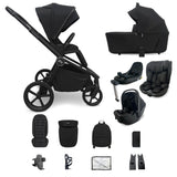My Babiie MB450 ARC 3-in-1 Travel System + Rotating Car Seat + Toddler Seat + Base - Onyx Black