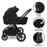MB450 ARC 2-in-1 Pushchair & Folding Carrycot - Onyx Black