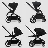 MB450 ARC 2-in-1 Pushchair & Folding Carrycot - Onyx Black