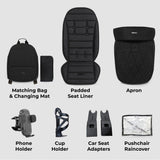 My Babiie MB450 ARC 3-in-1 Travel System - Onyx Black