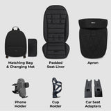 MB450 ARC 2-in-1 Pushchair & Folding Carrycot - Onyx Black