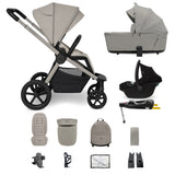 My Babiie MB450 ARC 3-in-1 Travel System + Base - Champagne Taupe