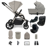 My Babiie MB450 ARC 3-in-1 Travel System + Rotating Car Seat + Toddler Seat + Base - Champagne Taupe