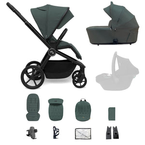My Babiie MB450 ARC 2-in-1 Pushchair & Folding Carrycot - Himalayan Green