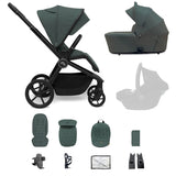 My Babiie MB450 ARC 2-in-1 Pushchair & Folding Carrycot - Himalayan Green