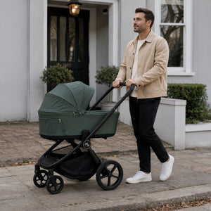 My Babiie MB450 ARC 2-in-1 Pushchair & Folding Carrycot - Himalayan Green