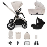 My Babiie MB450 ARC 3-in-1 Travel System - Royal Ivory
