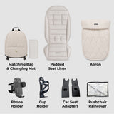 My Babiie MB450 ARC 3-in-1 Travel System - Royal Ivory