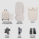 MB450 ARC 2-in-1 Pushchair & Folding Carrycot - Royal Ivory