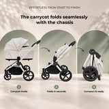 My Babiie MB450 ARC 3-in-1 Travel System - Royal Ivory