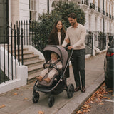 My Babiie MB450 ARC 3-in-1 Travel System + Rotating Car Seat + Base - Mocha Atelier