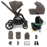 My Babiie MB450 ARC 3-in-1 Travel System + Rotating Car Seat + Base - Mocha Atelier