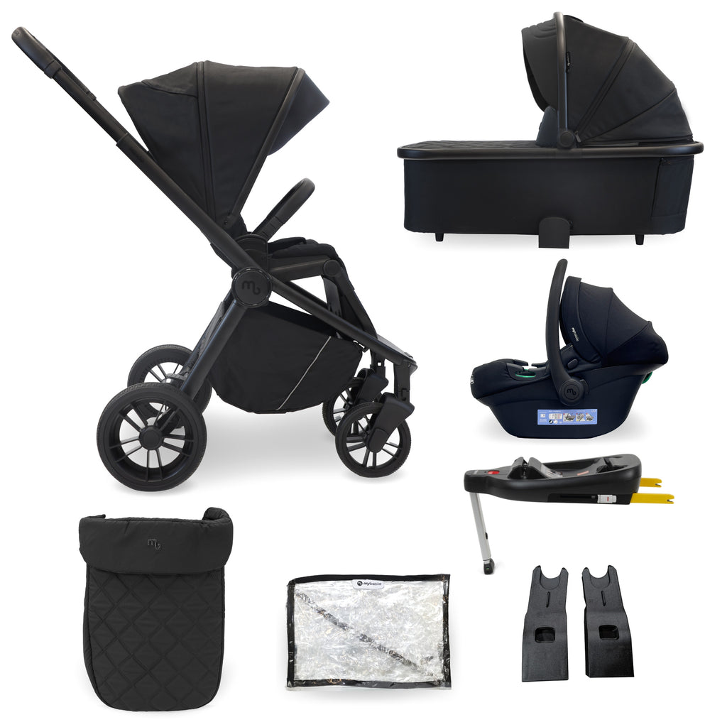 Travel System My Babiie Black Stroller Travel System My Babiie