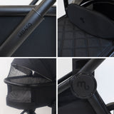 MB450i 3-in-1 Travel System with Rotating Car Seat + Base - Black