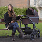 My Babiie MB450 2-in-1 Pushchair & Carrycot - Chocolate