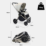 My Babiie MB450 Pushchair - Ivory