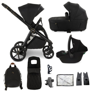 My Babiie MB450 LUXE 3-in-1 Travel System - Black