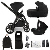 My Babiie MB450 LUXE 3-in-1 Travel System - Black