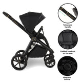 My Babiie MB450 LUXE 3-in-1 Travel System - Black
