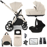 My Babiie MB450 LUXE 3-in-1 Travel System - Feather