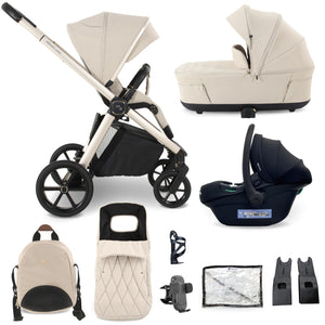 My Babiie MB450 LUXE 3-in-1 Travel System - Feather