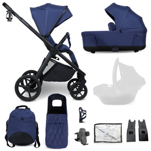 My Babiie MB450 LUXE 2-in-1 Pushchair & Carrycot - Indigo
