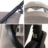 My Babiie MB450 LUXE 3-in-1 Travel System - Mink