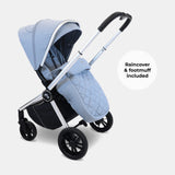 MB450 Pushchair & i-Size Car Seat - Steel Blue