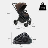 MB450 Pushchair - Chocolate - Grade B