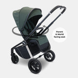 My Babiie MB450 Pushchair & i-Size Car Seat - Forest Green