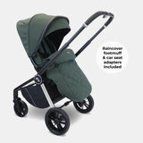 My Babiie MB450 Pushchair & i-Size Car Seat - Forest Green