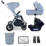 MB450i 3-in-1 Travel System - Steel Blue