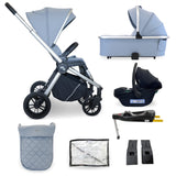 MB450i 3-in-1 Travel System with Base - Steel Blue