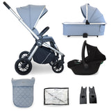 MB450i 3-in-1 Travel System - Steel Blue