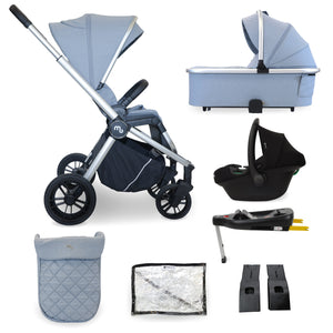 MB450i 3-in-1 Travel System with Base - Steel Blue