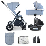 MB450i 3-in-1 Travel System - Steel Blue