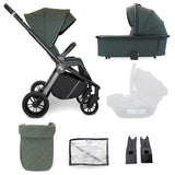 MB450 2-in-1 Pushchair & Carrycot - Forest Green