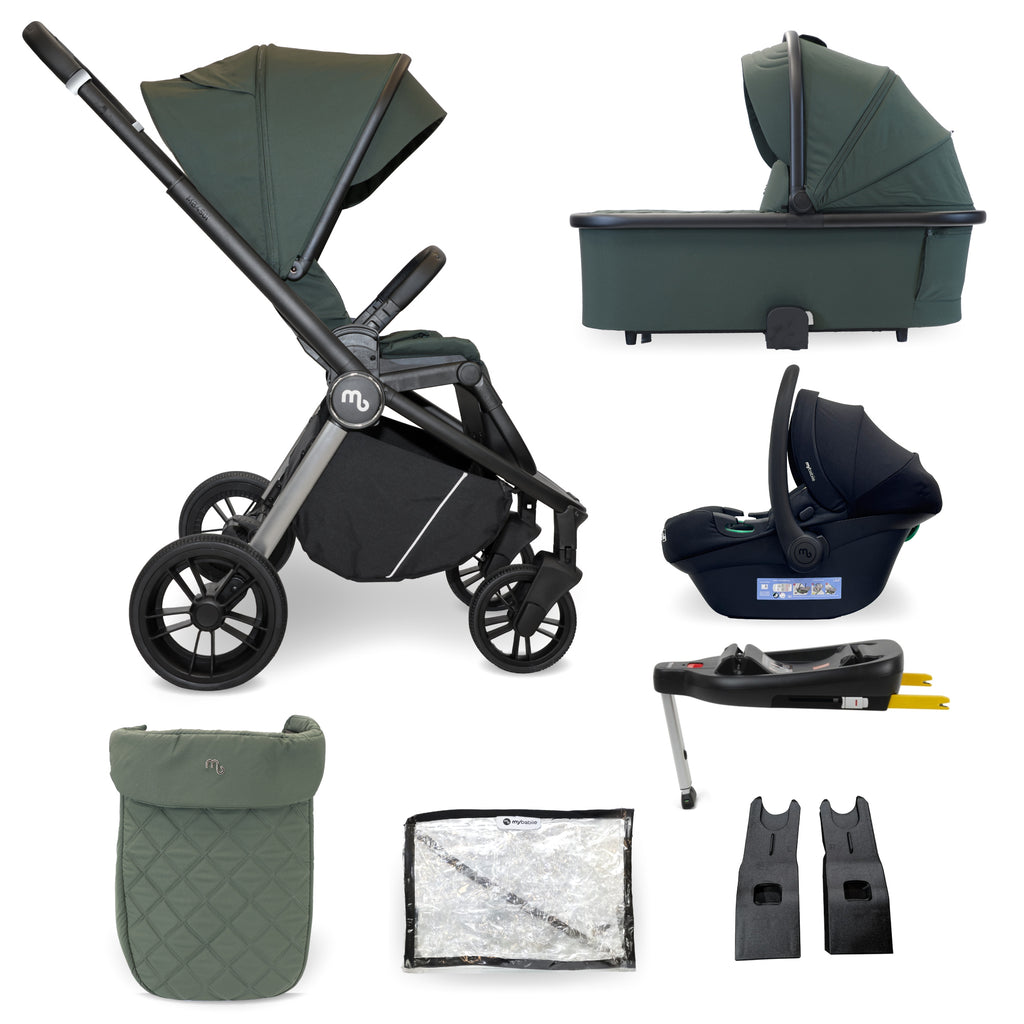MB450i 3-in-1 Travel System with Base Forest Green