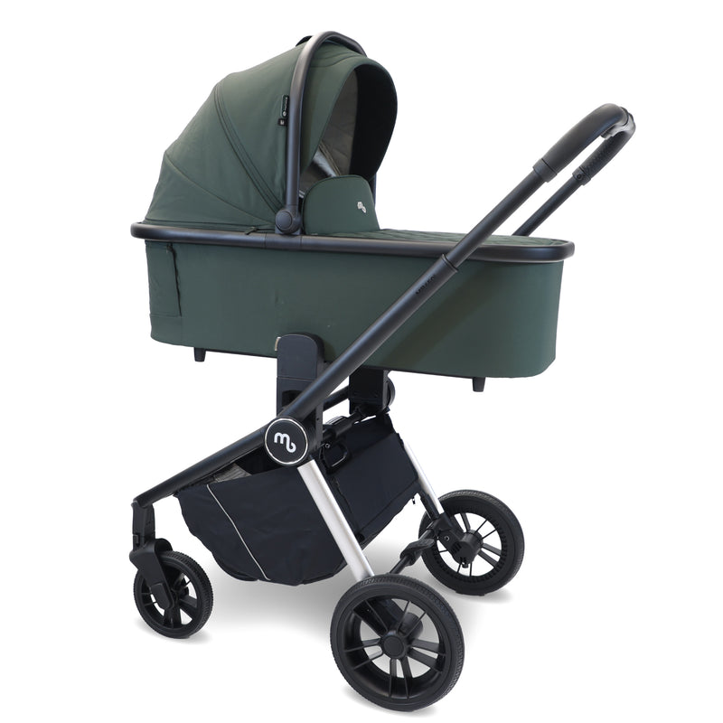 MB450i 3-in-1 Travel System with Rotating Car Seat + Base - Forest Green