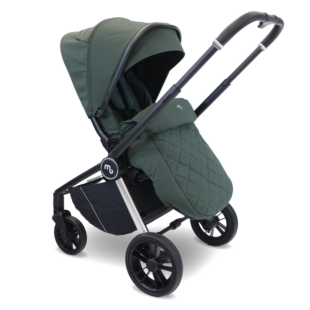 Chancelière Hivernale Pour Poussette Inglesina – Modèle Stroller Wintermuff Vert Forêt – Compatible Avec La Plupart Des Poussettes - 5