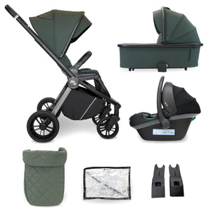 MB450i 3-in-1 Travel System with i-Size Car Seat - Forest Green - Grade A