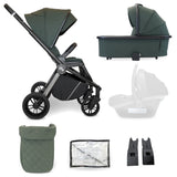 MB450 2-in-1 Pushchair & Carrycot - Forest Green