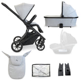 My Babiie MB500 2-in-1 Pushchair & Carrycot - Moon Grey