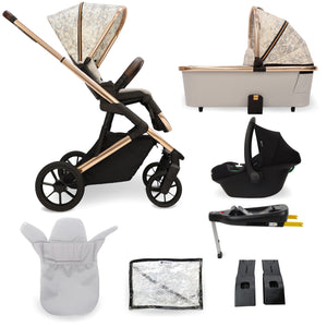 MB500 3-in-1 Travel System with Base - Rose Gold Marble