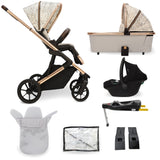 MB500 3-in-1 Travel System with Base - Rose Gold Marble
