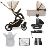 MB500 3-in-1 Travel System with Base - Rose Gold Marble