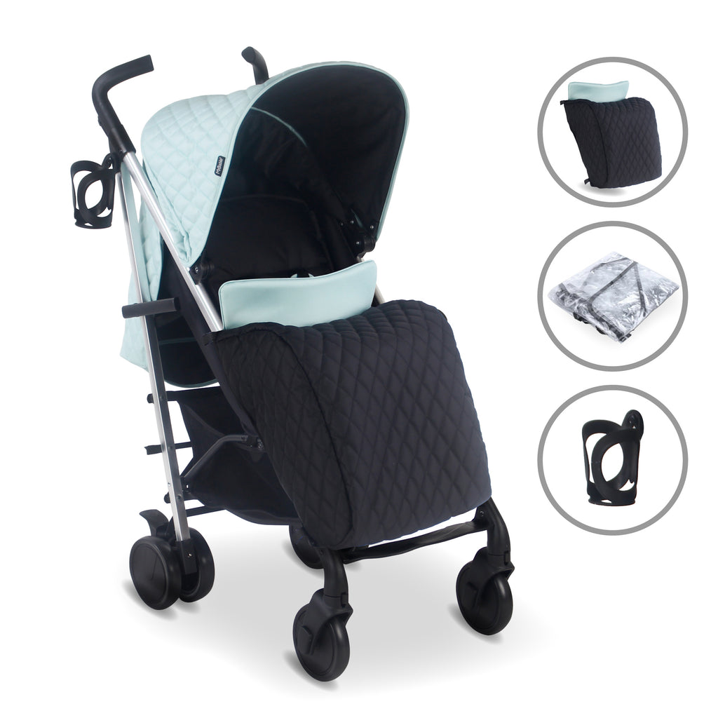 MB51 Plus Stroller Quilted Aqua - Main Image