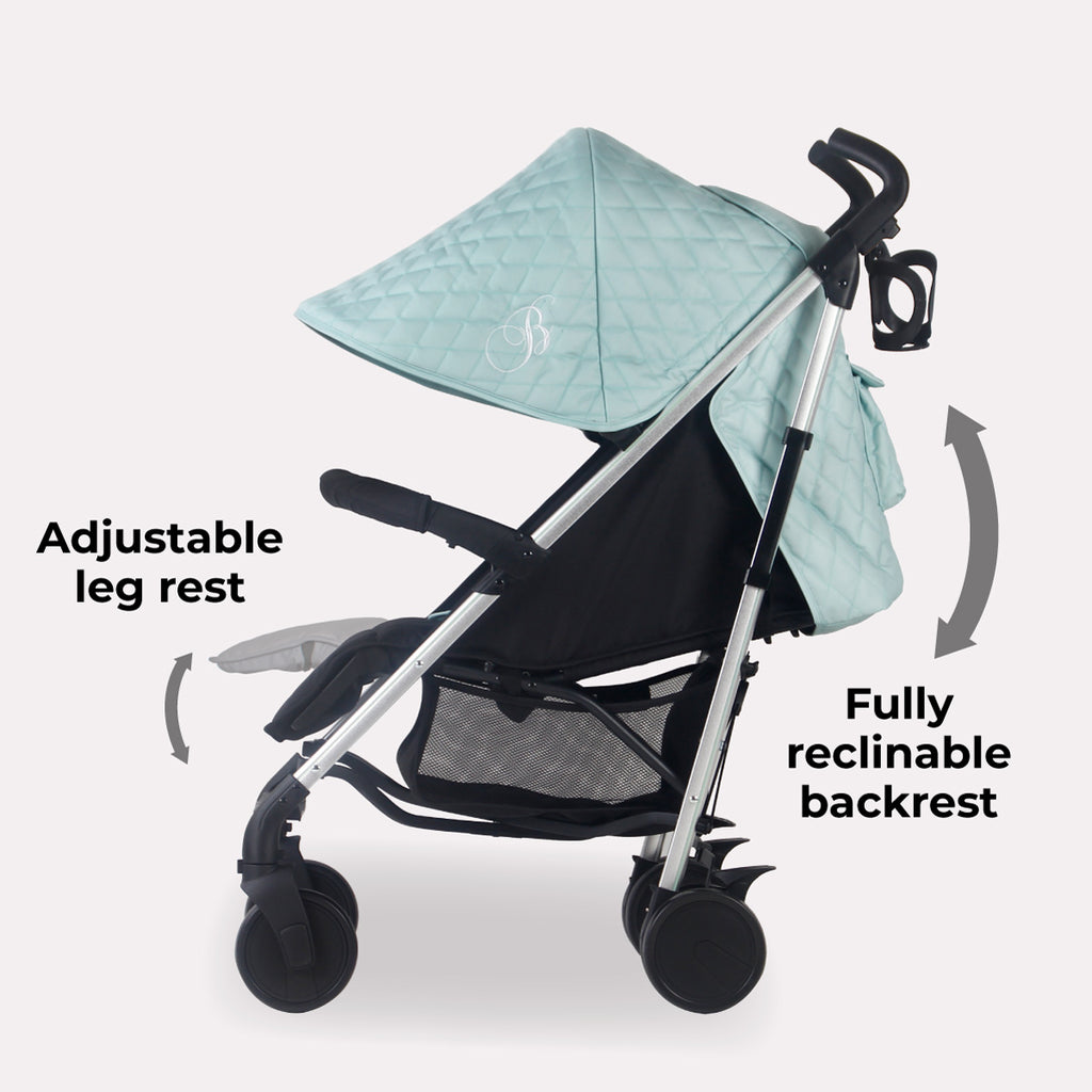 My Babiie MB51 Stroller - Billie Faiers Quilted Aqua
