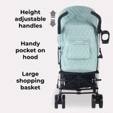 My Babiie MB51 Stroller - Billie Faiers Quilted Aqua